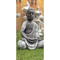 Buddha verniciato posizione del loto 50cm